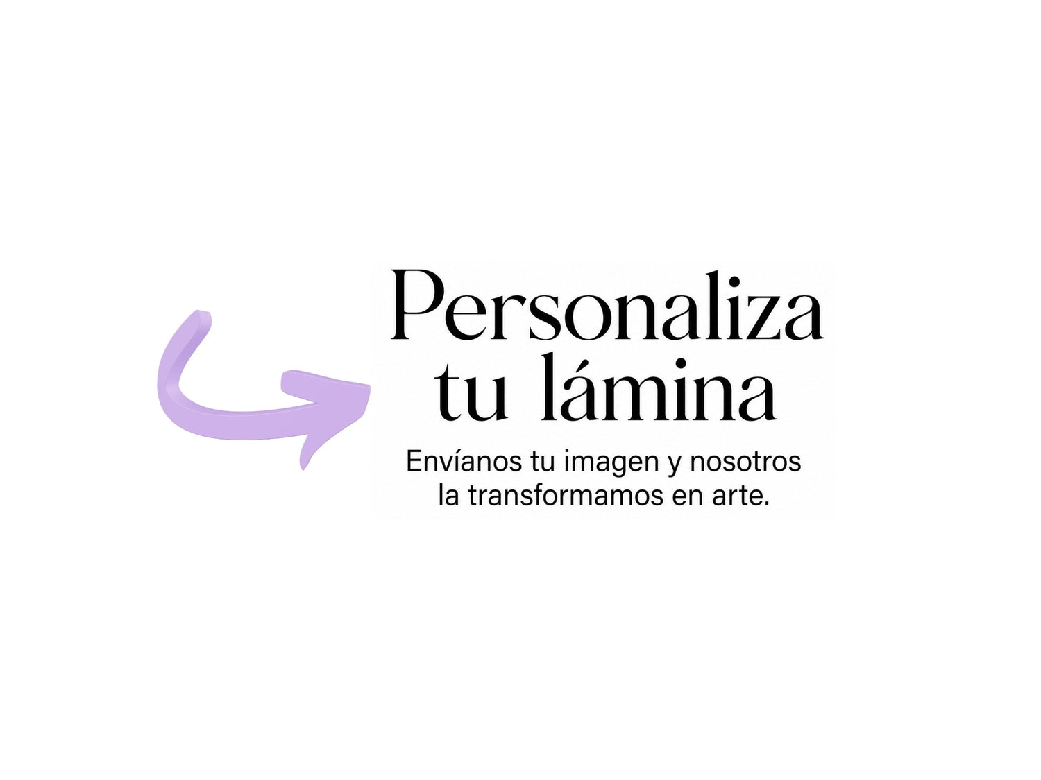 Personaliza Tu Lámina