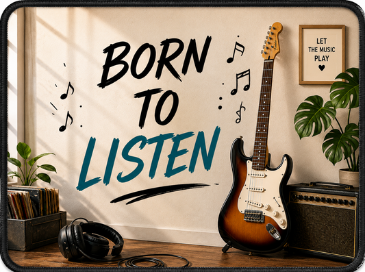 Alfombrilla Música BORN TO LISTEN