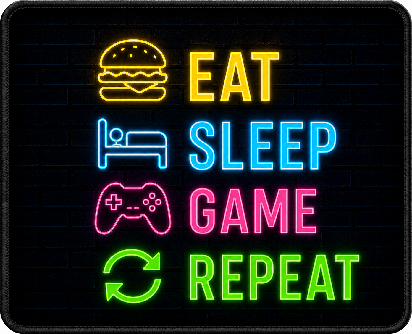 Alfombrilla Gamer EAT SLEEP GAME REPEAT