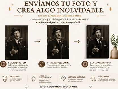 Lámina Aluminio FRANK SINATRA