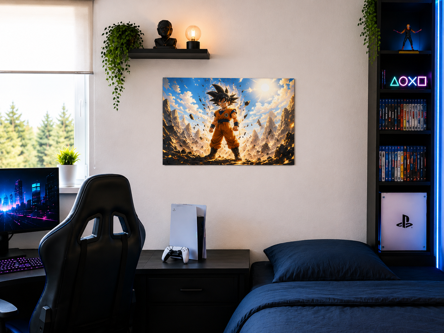 Lámina Aluminio GOKU GUERRERO LEGENDARIO