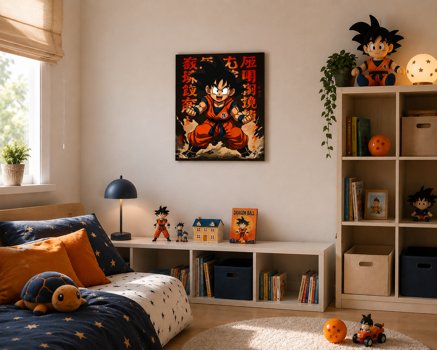 Lámina Aluminio GOKU PEQUEÑO GUERRERO