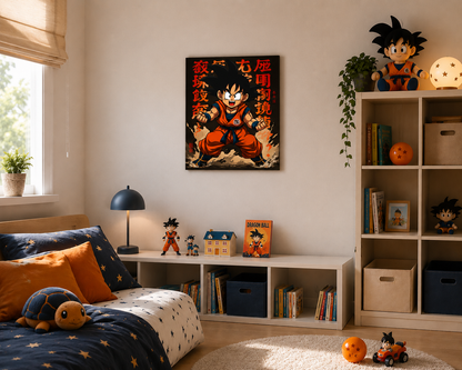 Lámina Aluminio GOKU PEQUEÑO GUERRERO