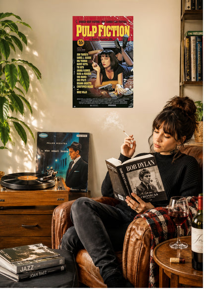 Lámina Aluminio CARTEL CINE PULP FICTION
