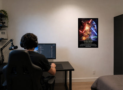 Lámina Aluminio CARTEL CINE STARWARS
