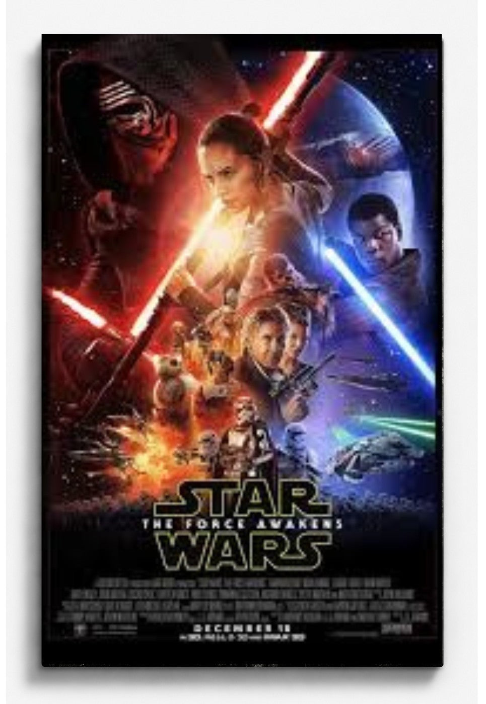 Lámina Aluminio CARTEL CINE STARWARS